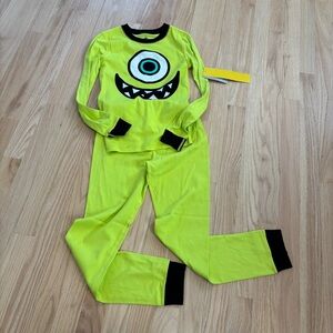 NWT Disney Monsters Inc Pajama Set, Sz 10